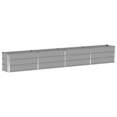 Vidaxl plantenbak lichtgrijs 320 x 40 x 45 cm staal
