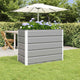 Vidaxl plantenbak lichtgrijs 480 x 50 x 45 cm gegalvaniseerd staal
