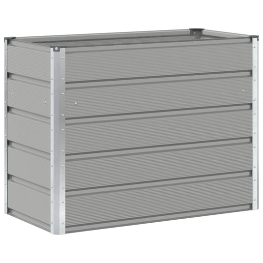 Vidaxl plantenbak lichtgrijs 480 x 50 x 45 cm gegalvaniseerd staal