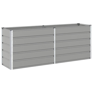 Vidaxl plantenbak lichtgrijs 480 x 50 x 45 cm gegalvaniseerd staal