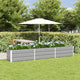 Vidaxl plantenbak lichtgrijs 480 x 50 x 45 cm gegalvaniseerd staal