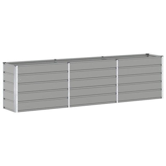 Vidaxl plantenbak lichtgrijs 480 x 50 x 45 cm gegalvaniseerd staal