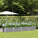 Vidaxl plantenbak lichtgrijs 480 x 50 x 45 cm gegalvaniseerd staal