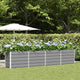 Vidaxl plantenbak lichtgrijs 480 x 50 x 45 cm gegalvaniseerd staal