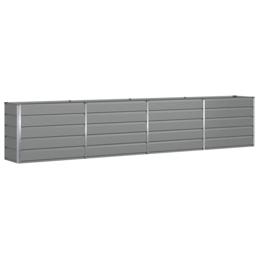 Vidaxl plantenbak lichtgrijs 480 x 50 x 45 cm gegalvaniseerd staal