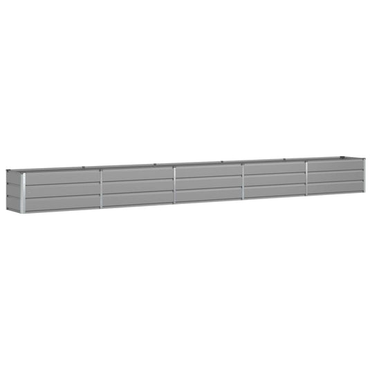 Vidaxl plantenbak lichtgrijs 480 x 50 x 45 cm gegalvaniseerd staal