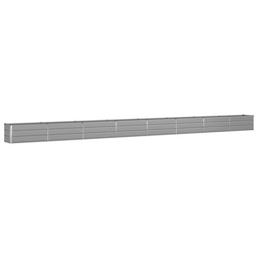 Vidaxl plantenbak lichtgrijs 480 x 50 x 45 cm gegalvaniseerd staal