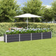 Vidaxl plantenbak antraciet 320 x 40 x 45 cm staal