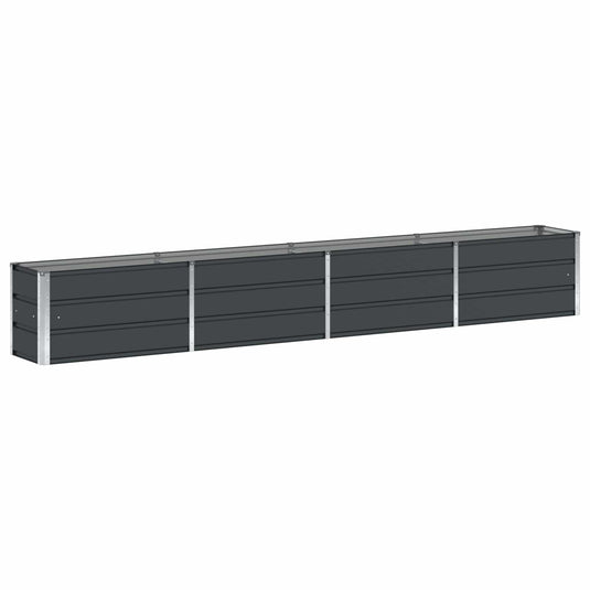 Vidaxl plantenbak antraciet 320 x 40 x 45 cm staal