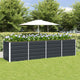 Vidaxl plantenbak antraciet 240 x 80 x 75 cm staal
