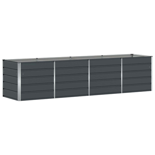 Vidaxl plantenbak antraciet 240 x 80 x 75 cm staal