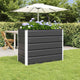 Vidaxl plantenbak antraciet 480 x 50 x 45 cm gegalvaniseerd staal