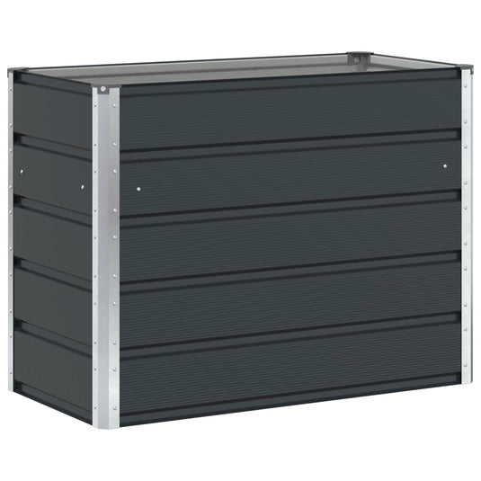 Vidaxl plantenbak antraciet 480 x 50 x 45 cm gegalvaniseerd staal
