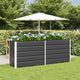 Vidaxl plantenbak antraciet 480 x 50 x 45 cm gegalvaniseerd staal