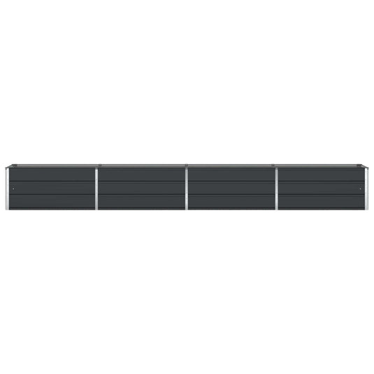 Vidaxl plantenbak antraciet 480 x 50 x 45 cm gegalvaniseerd staal