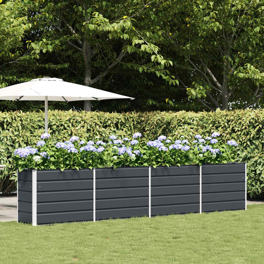 Vidaxl plantenbak antraciet 480 x 50 x 45 cm gegalvaniseerd staal