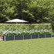 Vidaxl plantenbak antraciet 480 x 50 x 45 cm gegalvaniseerd staal