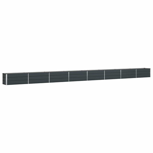 Vidaxl plantenbak antraciet 480 x 50 x 45 cm gegalvaniseerd staal