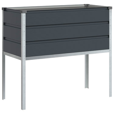 Vidaxl plantenbak antraciet 100 x 45 x 90 cm gegalvaniseerd staal