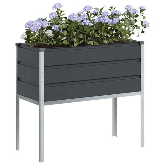 Vidaxl plantenbak antraciet 100 x 45 x 90 cm gegalvaniseerd staal