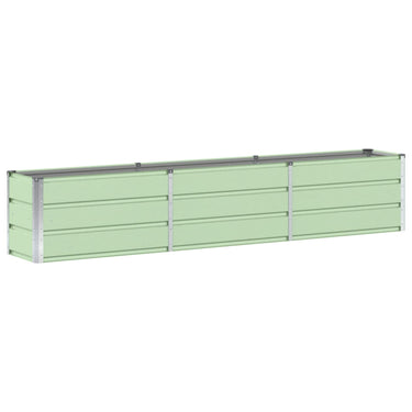 Vidaxl plantenbak groen 240 x 40 x 45 cm staal
