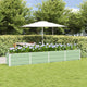 Vidaxl plantenbak groen 320 x 40 x 45 cm staal