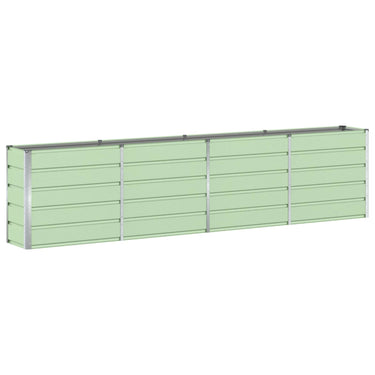 Vidaxl plantenbak groen 160 x 40 x 75 cm staal