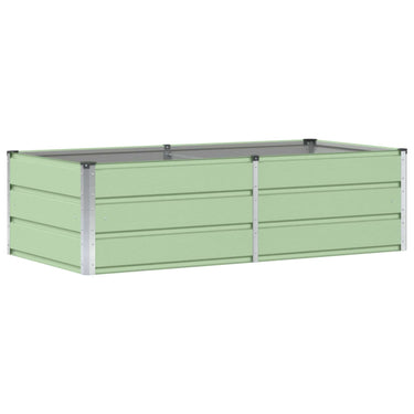 Vidaxl plantenbak groen 160 x 80 x 45 cm staal