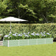 Vidaxl plantenbak groen 400 x 80 x 45 cm staal