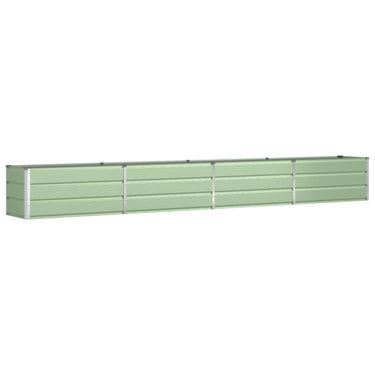 Vidaxl plantenbak pastelgroen 480 x 50 x 45 cm gegalvaniseerd staal