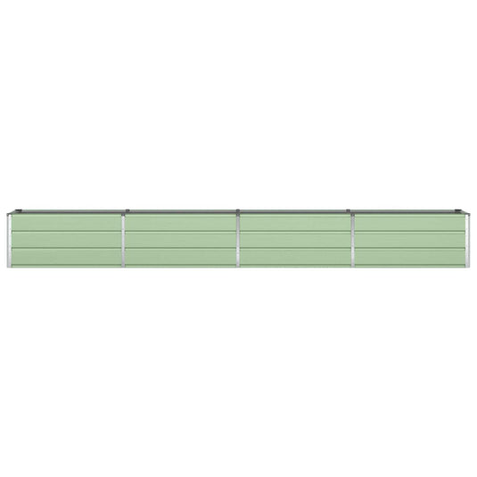 Vidaxl plantenbak pastelgroen 480 x 50 x 45 cm gegalvaniseerd staal
