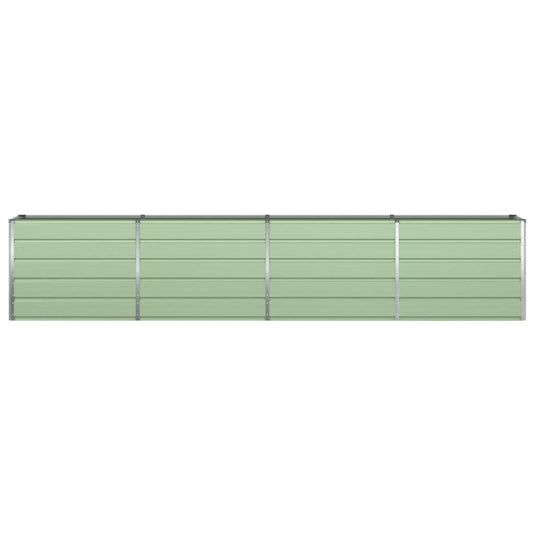 Vidaxl plantenbak pastelgroen 480 x 50 x 45 cm gegalvaniseerd staal
