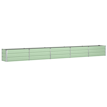 Vidaxl plantenbak pastelgroen 480 x 50 x 45 cm gegalvaniseerd staal