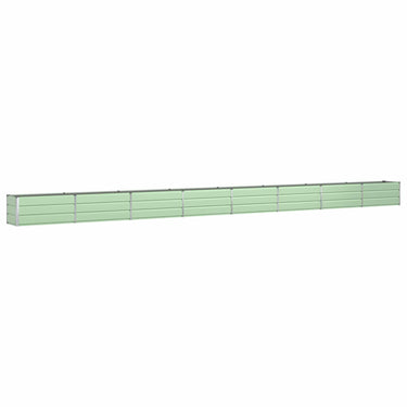 Vidaxl plantenbak pastelgroen 480 x 50 x 45 cm gegalvaniseerd staal