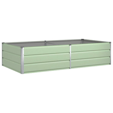 Vidaxl plantenbak pastelgroen 195 x 100 x 45 cm gegalvaniseerd staal