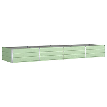 Vidaxl plantenbak pastelgroen 195 x 100 x 45 cm gegalvaniseerd staal