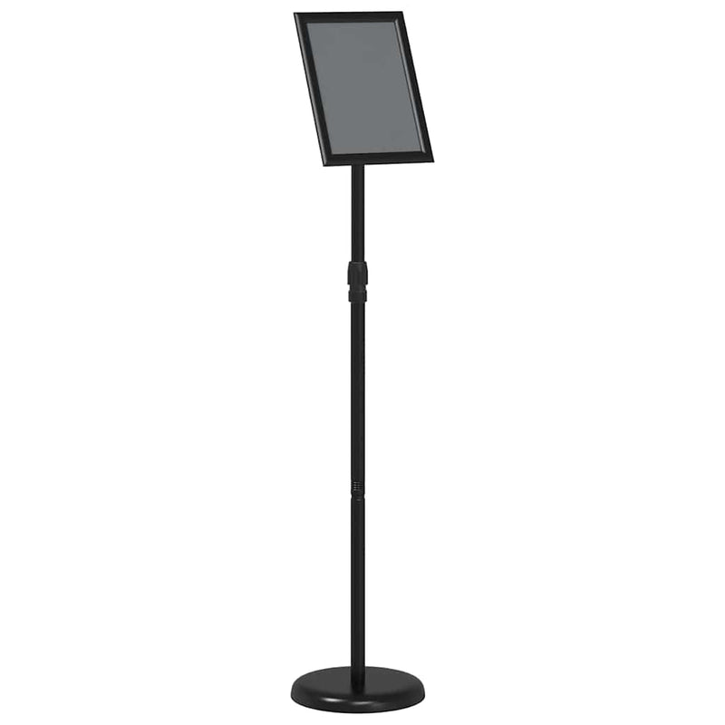 Chargez l'image dans la visionneuse de la galerie, Vidaxl beurs displays zwart 25 x 25 x 125 cm aluminium

