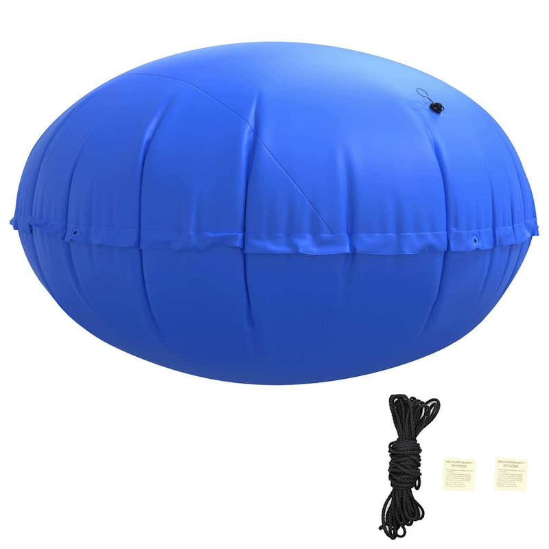 Afbeelding laden in galerijviewer, Vidaxl winter pool kussen blauw ø 310 x 180 cm pvc
