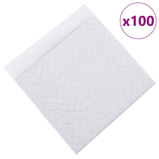 Vidaxl niet-geweven stof huisdier trainingspad 100 pcs 45 x 33 cm