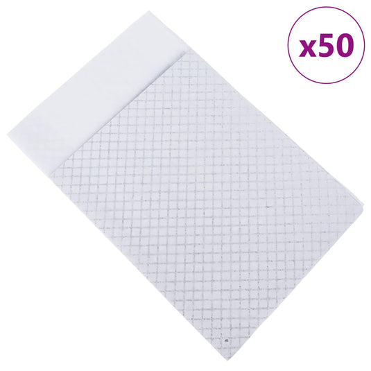 Vidaxl niet-geweven stof huisdier trainingspad 50 pcs 90 x 60 cm