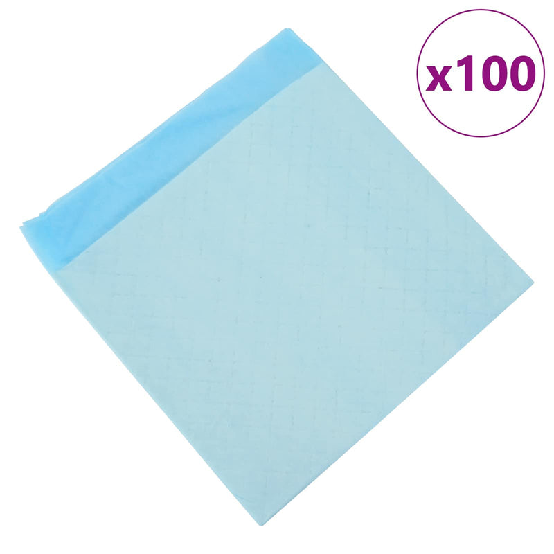 Afbeelding laden in galerijviewer, Vidaxl niet-geweven stof huisdier trainingspad 100 pcs blauw en wit
