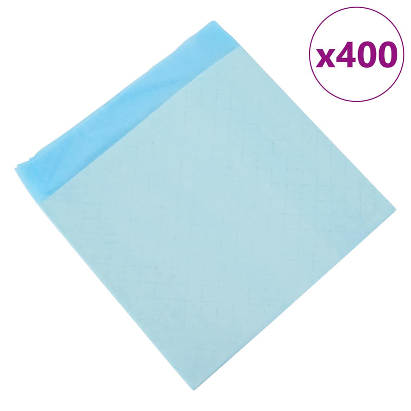 Afbeelding laden in galerijviewer, Vidaxl niet-geweven stof huisdier trainingspad 400 pcs blauw en wit
