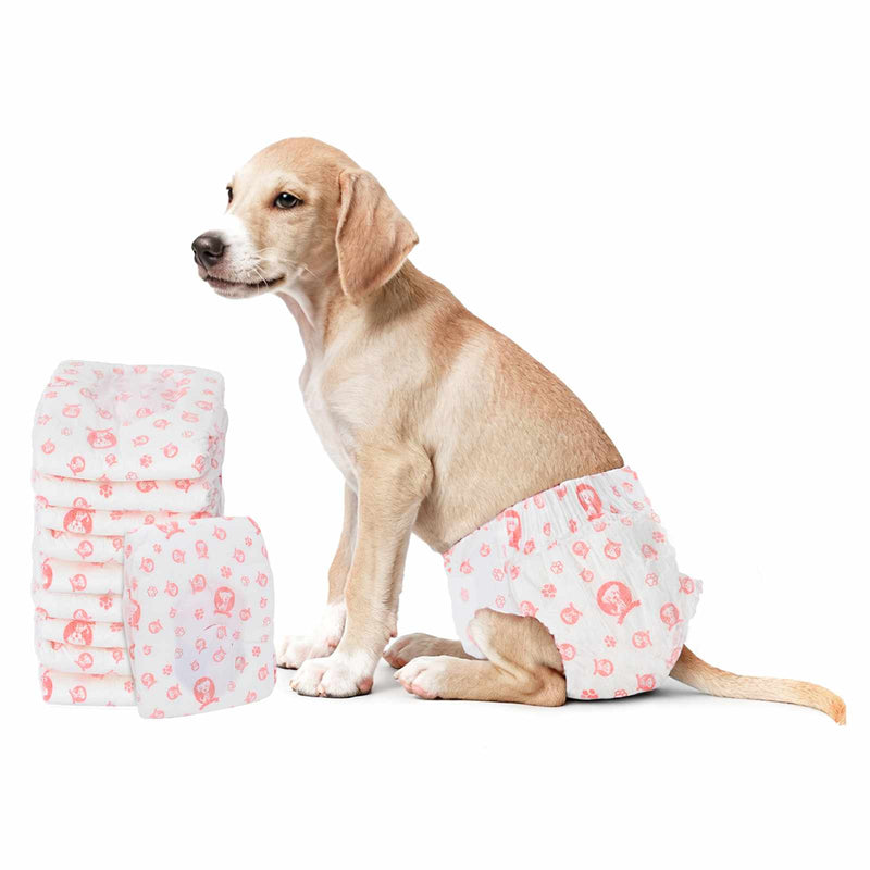 Afbeelding laden in galerijviewer, Vidaxl wegwerpdoggyluier voor teefjes 30 pcs wit m
