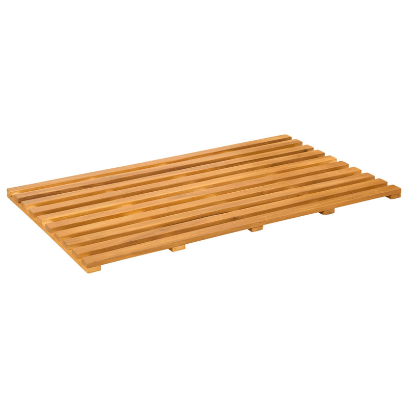 Afbeelding laden in galerijviewer, Vidaxl badmat effen bruin 100 x 53 cm hout
