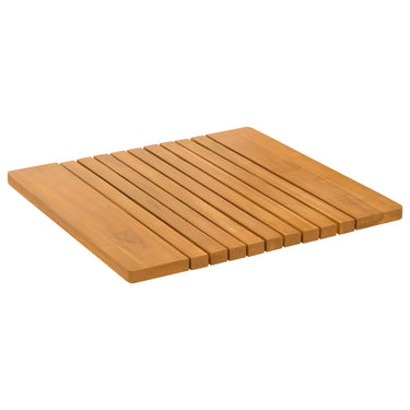Vidaxl badmat effen bruin 59 x 40 cm hout