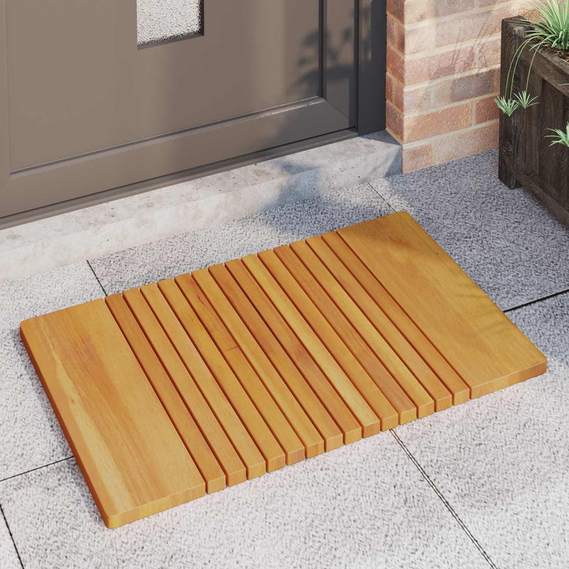 Afbeelding laden in galerijviewer, Vidaxl badmat effen bruin 59 x 40 cm hout
