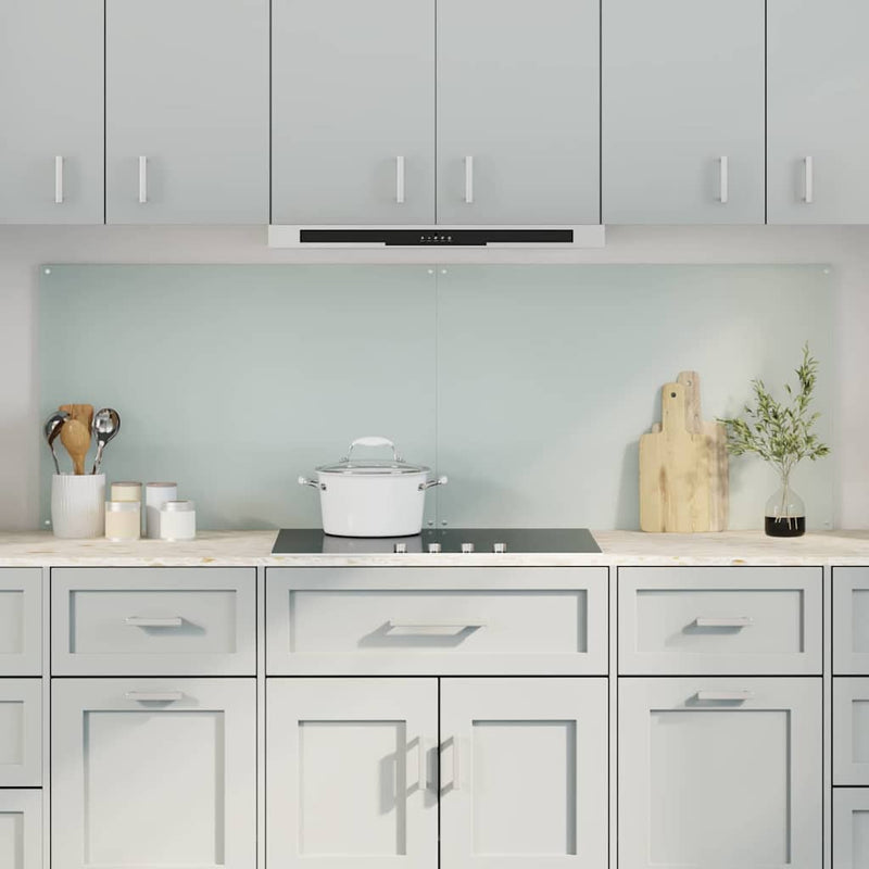 ギャラリービューアに画像をロードする, Vidaxl keuken spatscherm 2 pcs wit 90 x 60 cm gehard glas
