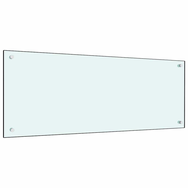ギャラリービューアに画像をロードする, Vidaxl keuken spatscherm 2 pcs wit 100 x 40 cm gehard glas
