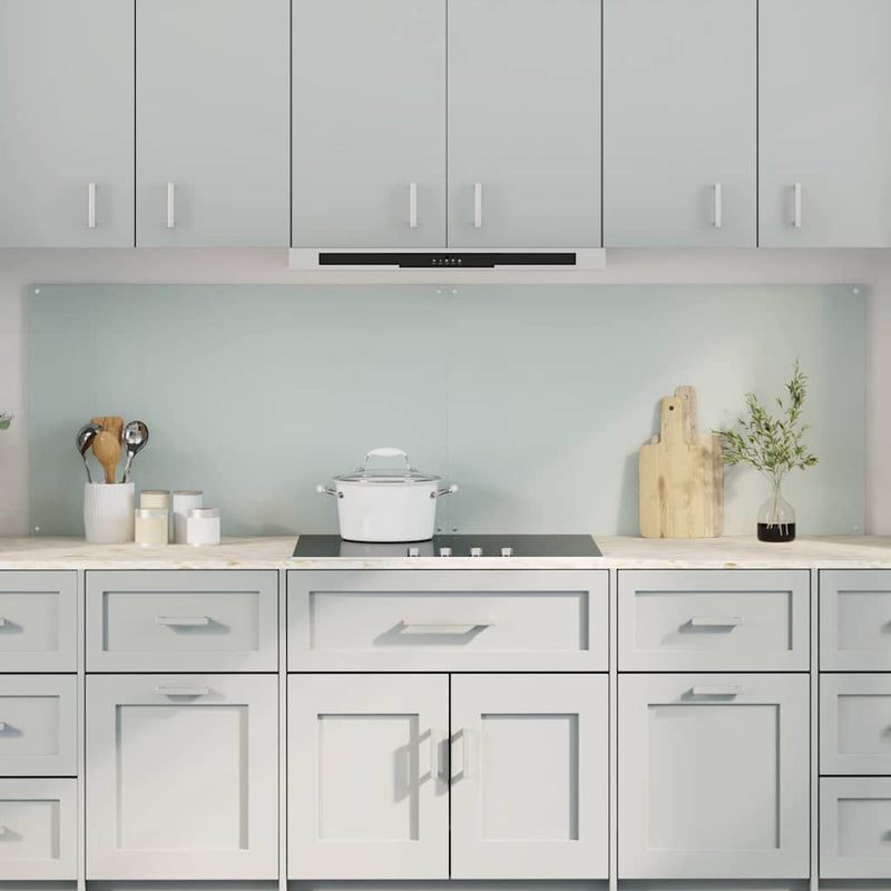 ギャラリービューアに画像をロードする, Vidaxl keuken spatscherm 2 pcs wit 100 x 60 cm gehard glas
