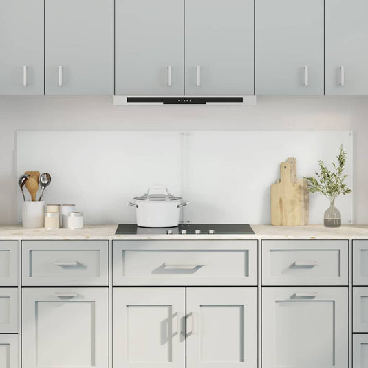 Vidaxl keuken spatscherm 2 pcs doorzichtig 90 x 50 cm gehard glas